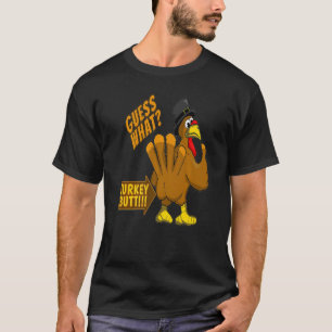 Camiseta Adivinha Que Bumbum de peru Branco