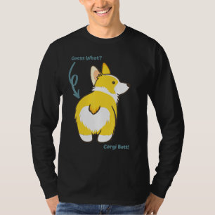 Camiseta Adivinha Que Cachorro Corgi Bumbum Bonito