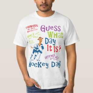 Camiseta Adivinha Que Dia É Hockey