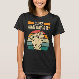 Camiseta Adivinha Que Dia É O Camelo Hump Day Na Quarta-Fei