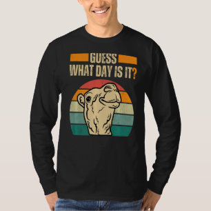 Camiseta Adivinha Que Dia É O Camelo Hump Day Na Quarta-Fei
