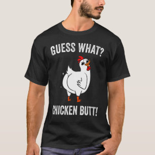 Camiseta Adivinha Que Galinha Engraçada Bumbum