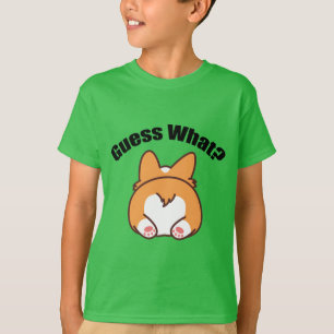 Camiseta Adivinha Que Humor De Bumbum Corgi