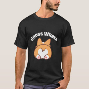 Camiseta Adivinha Que Humor De Bumbum De Corgi