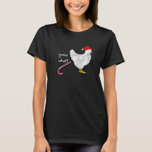 Camiseta Adivinha Que Ideia De Natal De Bumbum De Frango