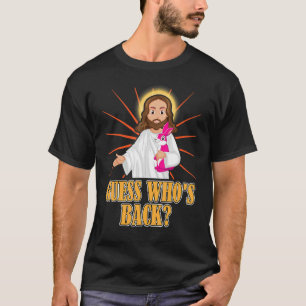 Camiseta Adivinha Quem Devolve Jesus Páscoa Coelhinho Crist