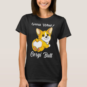 Camiseta Adivinhe Bunda de Cachorrinho Corgi Pembroke Galês