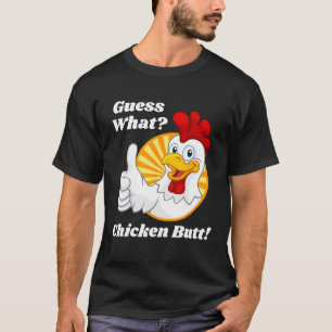 Camiseta Adivinhe O Que Bunda De Frango Hilário Engraçado C