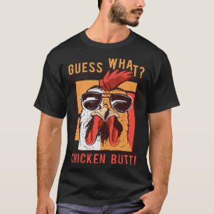 Camiseta Adivinhe O Que Bunda De Frango Humor De PaisIrmão
