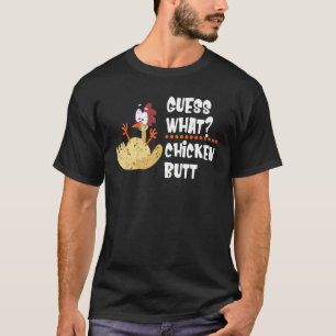 Camiseta Adivinhe O Que Bunda De Galinha  Animal De Fazenda