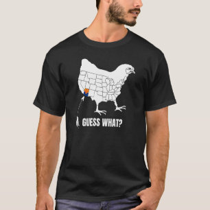 Camiseta Adivinhe O Que Bunda De Galinha Arizona Az EUA Map