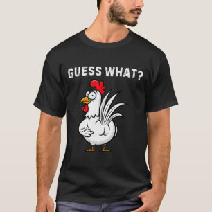 Camiseta Adivinhe O Que Bunda De Galinha Engraçado Adulto H