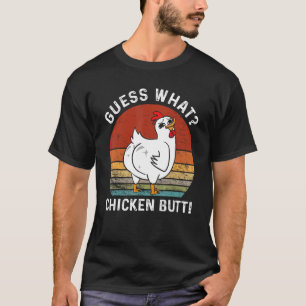 Camiseta Adivinhe O Que Bunda De Galinha Fazenda De Galinha