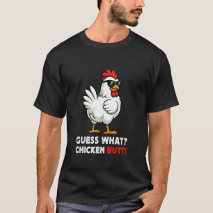 Camiseta Adivinhe O Que Bunda De Galinha Meme Engraçado Faz