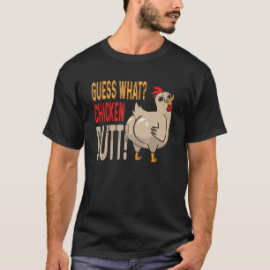 Camiseta Adivinhe O Que Bunda De Galinha Pai Irmãos Amigos 