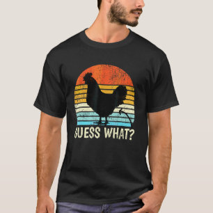 Camiseta Adivinhe O Que Bunda De Galinha Piada De Fazenda
