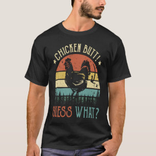 Camiseta Adivinhe O Que Bunda De Galinha Piada De Galinha E