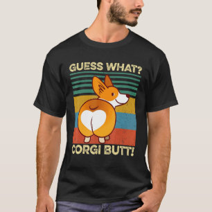 Camiseta Adivinhe O Que Corgi Bunda Pembroke Welsh Corgi Ca