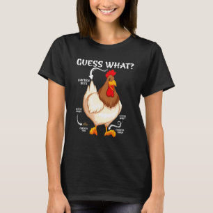 Camiseta Adivinhe O Que Fazenda De Bunda De Galinha Mãe Sar