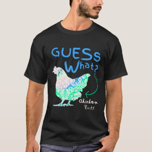 Camiseta Adivinhe O Que Frango Tie Dye Retro Vintage