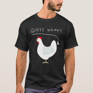 Camiseta Adivinhe o que os agricultores de traseiro de gali