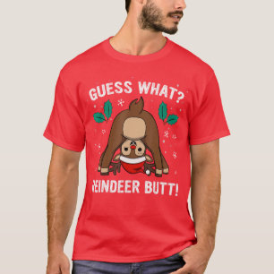 Camiseta Adivinhe O Que Rein Bunda Masculino Meninos Engraç