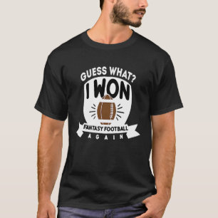 Camiseta Adivinhem o que ganhei de futebol de fantasia de n
