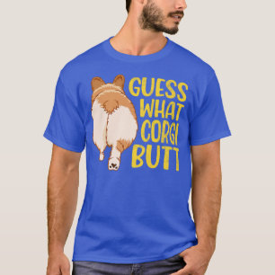 Camiseta Adivinhem Que Bumbum De Corgi, Dog Lovers Gift, En