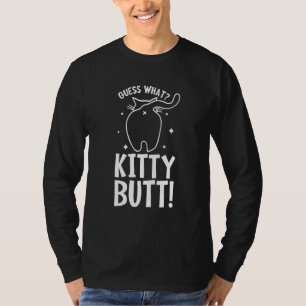 Camiseta Adivinhem Que Bumbum De Gatinho - Frio De Gato Eng