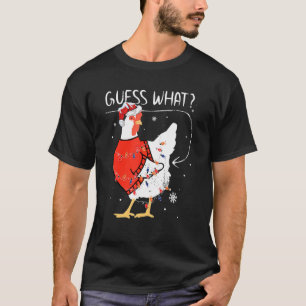 Camiseta Adivinhem Que Homens De Doce De Natal De Bumbum De