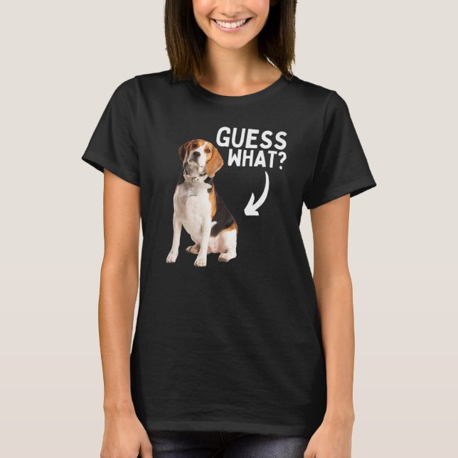 Camiseta Adivinhem Que Resgate de Proprietário de Cães Caça (Frente)
