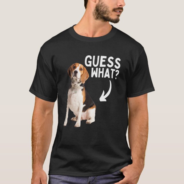 Camiseta Adivinhem Que Resgate de Proprietário de Cães Caça (Frente)