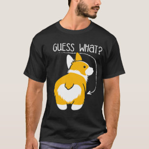 Camiseta Adivinhem Que Roupa De Piada De Corgi Para Premium