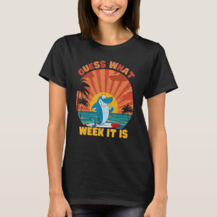 Camiseta Adivinhem Que Semana É Que Os Homens Da Vintagem D