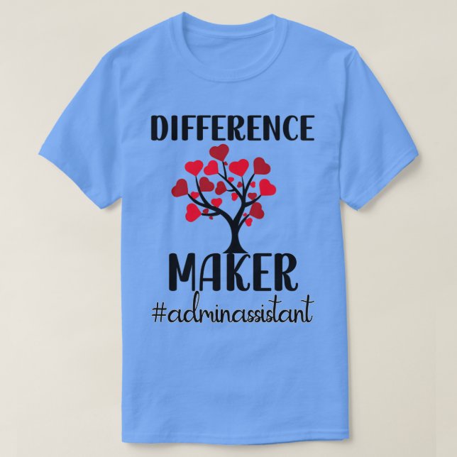 Camiseta Admin Assistant Presente Dia do Assistente Adminis (Frente do Design)
