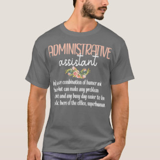 Camiseta Admin Assistente de Dia do Assistente de Administr