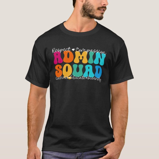 Camiseta Admin Squad Appreciation Week Back to School (Frente)