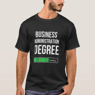 Camiseta Administração Comercial Carregando Coluna Engraçad