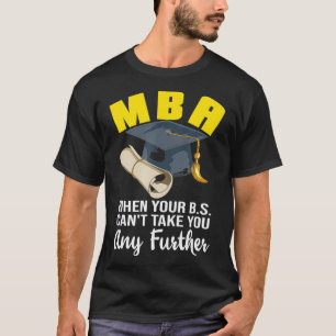 Camiseta Administração mestre de Mestrados MBA grau