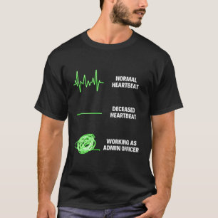 Camiseta Administrador-Admin Oficial de Trabalho
