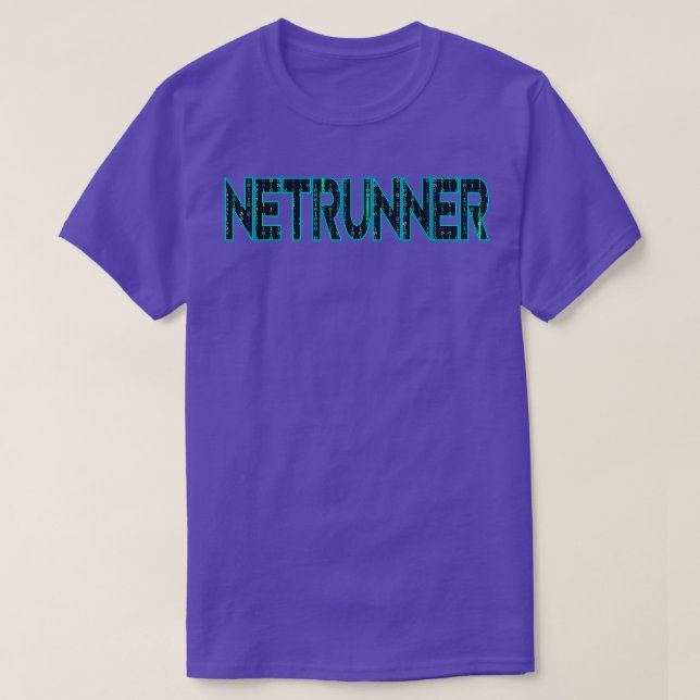 Camiseta Administrador de Admin de Rede Netrunner (Frente do Design)