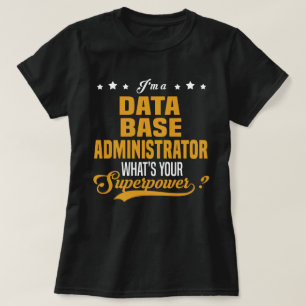 Camiseta Administrador de Base de Dados