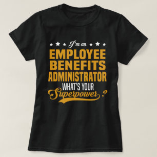 Camiseta Administrador de Benefícios do Funcionário