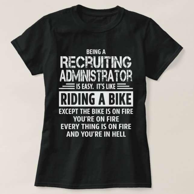 Camiseta Administrador de Recrutamento (Frente do Design)