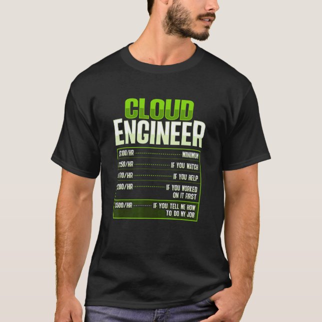 Camiseta Administrador de sistemas e desenvolvedor para um  (Frente)