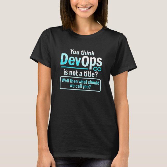Camiseta Administrador de sistemas e desenvolvedor para um  (Frente)