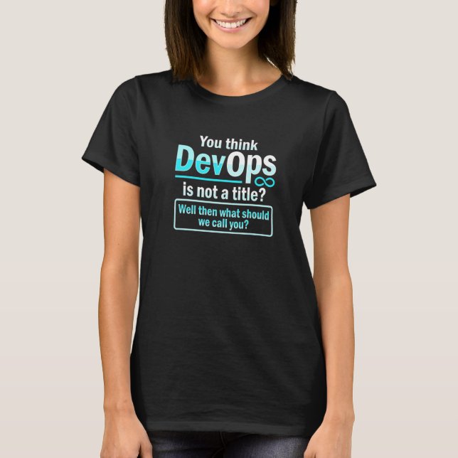 Camiseta Administrador de sistemas e desenvolvedor para um  (Frente)
