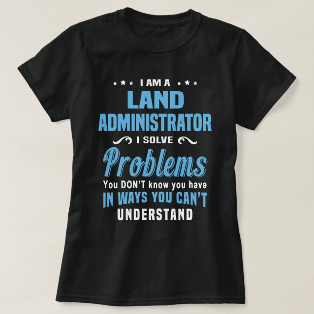 Camiseta Administrador do Land (Frente do Design)