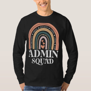 Camiseta Administrador Principal da Tripulação Admin Squad