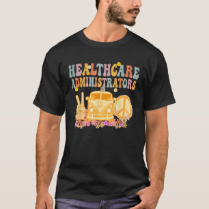 Camiseta Administradores de Saúde Hippie Retro Semana Appre